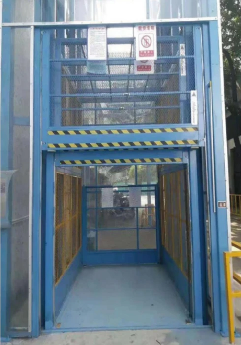 Stainless Steel Glass Protection with Balanced Counterweight Door​