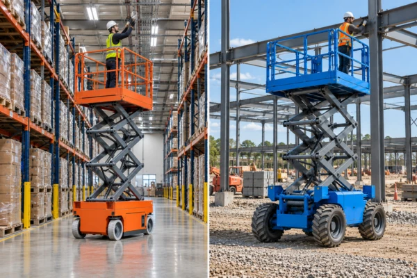 Indoor vs Outdoor Scissor Lift: How to Choose for Your Jobsite